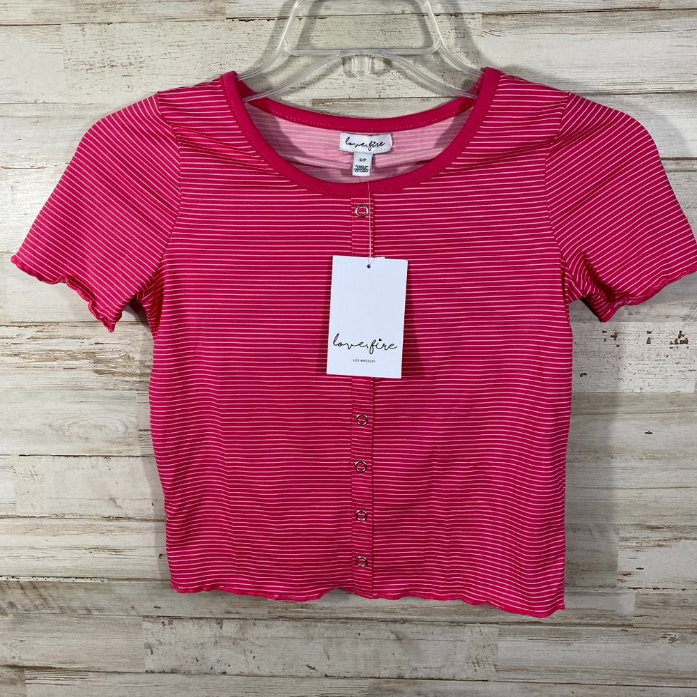 NWT Love Fire Girls Top Size Small